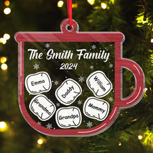 Family Love Is Lit Up Brightly - Personality Customized Ornament - Gifts For Family