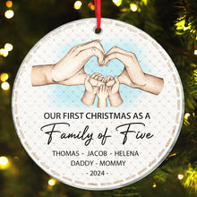 Christmas Is A Reminder Of The Joy That Family Brings - Customized Ornament - Gift For Family Members, Baby Kids, Newborn Baby