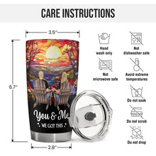 You And Me We Got This Day And Night - Personalized Custom Tumbler - Gifts For Couples