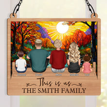 This is Us - Personalized Acrylic Window Suncatcher Ornament - Christmas Gift For Family Members