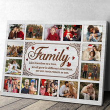 Happy Family - Customized Personalized Canvas - Gift For Family Dad Mom Sister Brother Couple Husband Wife Kid