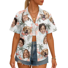 Custom Photo With Beloved Ones Tropical - Personalized Customized Hawaiian Shirt - Gift For Family Members, Best Friends