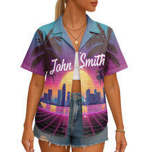 Custom Photo Sunset Pop - Personalized Customized Hawaiian shirt - Gift For Family Members, Best Friends