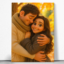 Family Photo As Different Animated Style Vertical - Turn Your Family Members Into Animated Characters - Gift For Family Members, Siblings