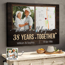 Where It All Began - Personalized Customized Canvas - Gift For Family, For Couples, Lovers