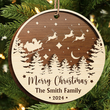 Christmas Tree - Personalized 2-Layered Wooden Ornament - Christmas Gift For Family, Friend