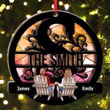 Our Family Our Home - Customized Personalized Acrylic Wooden Ornament - Gift For Couple Husband Wife