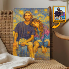 Starry Night Sky Photo Theme - Turn Your Moments With Loved Ones Into An Art Piece - Unique Gift For Family Members, Siblings, Friends