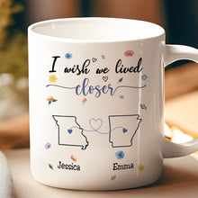 Cutie Mug For Long Distance Relationship - Customized Personalized Mug - Gift For Couple Husband Wife Family