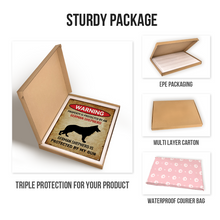 Property Is Protected By A German Shepherd - Personalized Custom Metal Sign