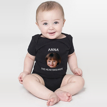 Custom Photo Baby Face Family Birthday Gift Personalized Custom Baby Onesie