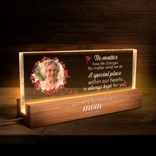 In Loving Memory Of -  Customized Personalized Acrylic LED Night Light - Gift For Memorial