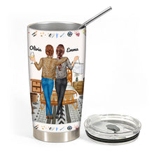 Here's To Another Year Of Us Besties Friends - Personalized Tumbler - Gift For Besties