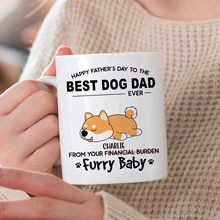 Best Dog Dad - Personalized Custom Ceramic Mug Gift For Dog Dad, Dog Lovers