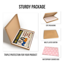 No Trespassing Are you Bulletproof Or Just Stupid Gift For Couple Personalized Custom Metal Sign