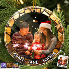 Hologram Custom Photo Ornament - Customized Personalized Glass Ornament -  Gift For Pet Lovers, Dog Lovers, Cat Lovers