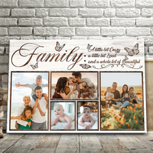 Family Photo Collage - Custom Photo Personalized Canvas Prints Gifts For Grandparents, Family