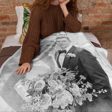 The Start Of Us - Personalized Customized Blanket - Wedding Gift For Family Members, Couples