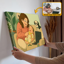 Animated Your Photo Ghibli Style - Turn Your Photo To Ghibli Character - Gift For Family Members, Siblings