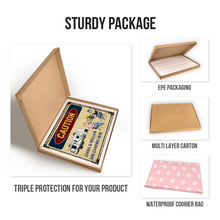 Caution We Are Camping Here - Customized Metal Signs - Gift For Camping Lover