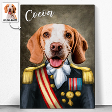 Custom Photo Funny Pet Portrait - Personalized Customized Canvas - Gift For Pet Lovers, Dog Lovers