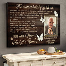 A Letter Sent From Heaven - Personalized Customized Canvas - Memorial Gift For Family Members