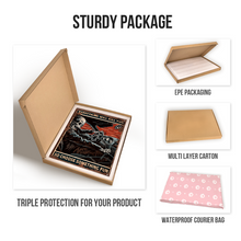 Retro Tin Sign Creative Metal Sign Skull & Automatic Racing Car Interesting Wall Decor