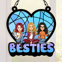 Personalized Acrylic Window Suncatcher Ornament - Gift For Besties BFFs Best Friends