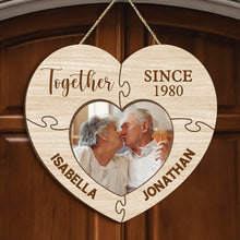 You And Me We Got This - Upload Image, Personalized Door Signs Gift For Couples, Husband Wife