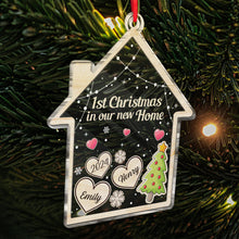 1st Christmas In Our New Home - Personality Customized Ornament - Gifts For Husband Wife, Anniversary