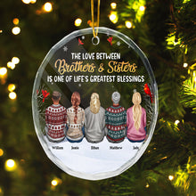 One Of Life's Greatest Blessings - Personalized Custom Glass Ornament - Christmas Gift For Family