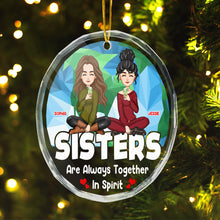 Besties Forever -  Personalized Glass Ornament - Special Gift For Besties Best Friends BFF Sisters