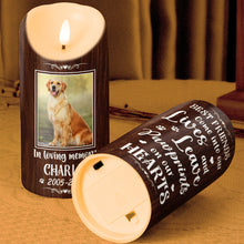 Best Friends Come Into Our Lives - Personalized Candle LED Light - Memorial Gift For Pet Lovers