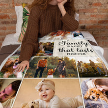 Family Is A Gift - Personalized Photo Blanket - Gifts For Family Members