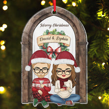 Merry Christmas - Customized Personalized Acrylic Ornament - Christmas Gift For Couple Husband Wife