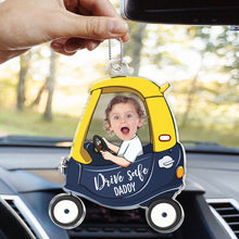 Custom Face Baby Car - Customized Personalized Acrylics Car Ornament - Gift For Family Members, For Kids