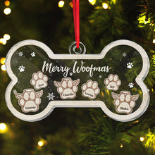 Merry Woofmas - Personality Customized Ornament - Gifts For Dog Owners, Dog Lovers