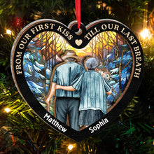 Heart Old Couple You & Me We Got This - Personalized 2-Layered Mix Ornament - Gift For Couple