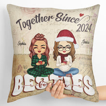 Together Besties Forever - Personalized Customized Pillow - Gift For Besties, Best Friends, BFF