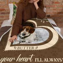 Pet Loss Snuggle This Blanket And Think Of Me  - Personalized Photo Blanket - Gifts For Pet Loss