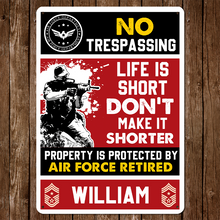 Life Is Short - Personality Customized Metal Sign - Gift For Man Warning Sign