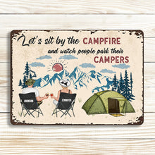 Home Is Where We Park It  - Customized Metal Signs - Gift For Camping Lover