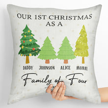 Christmas Family Tree - Customized Personalized Pillow - Christmas Gift For Family