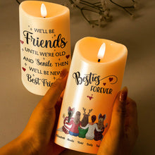 Our Laughs Are Limitless Our Memories Are Countless - Personalized Candle LED Light - Gifts For Besties