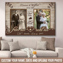 Custom Photo Personalized Canvas Keep Happiness Here Gifts For Our Happy Marriage For Couples