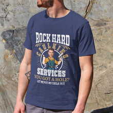 Custom Face Rock Hard Caulking Services - Personalized Photo T-Shirt