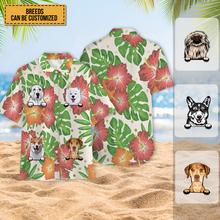 Cute Dog Theme Summer Dog Love - Gift For Dog Lover - Personality Customized Hawaiian shirt