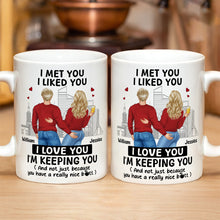 I Love You And Your Butt Too - Customized Personalized Mug - Christmas Gift For Couples, Lovers, Husband Wife