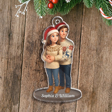 Custom Photo Our Christmas - Personalized Acrylic Ornament - Christmas Gift For Family Member, Couples, Anniversary
