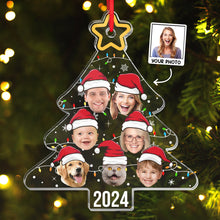 Family Upload Photo - Personalized Ornament - Christmas Gifts For Family Mom Dad Baby Kids